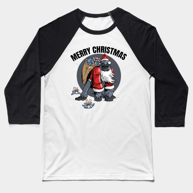 The Christmas gorilla Baseball T-Shirt by TomiAx